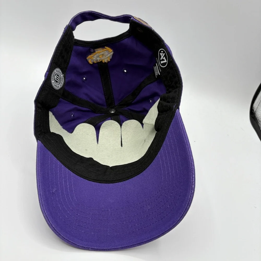 LSU Tigers Womens 47 Brand Hat Cap Strap‎ Back One Size Purple NCAA Football NEW